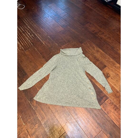 CUTE Women's Black and White A Line Turtleneck - Size L - Picture 5 of 5